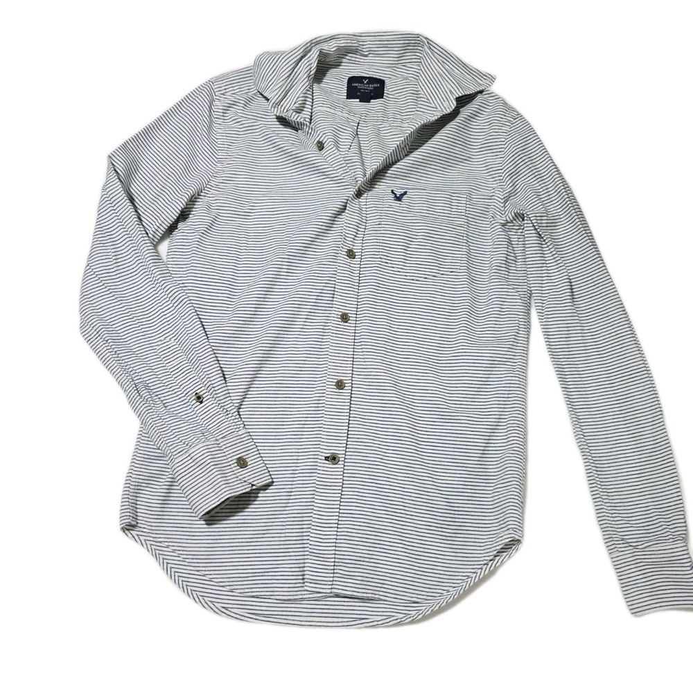 Men's American Eagle Outfitters Shirt Classic Fit Button Up Long Sleeve Size S
